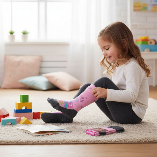 Anti Slip Girls Socks