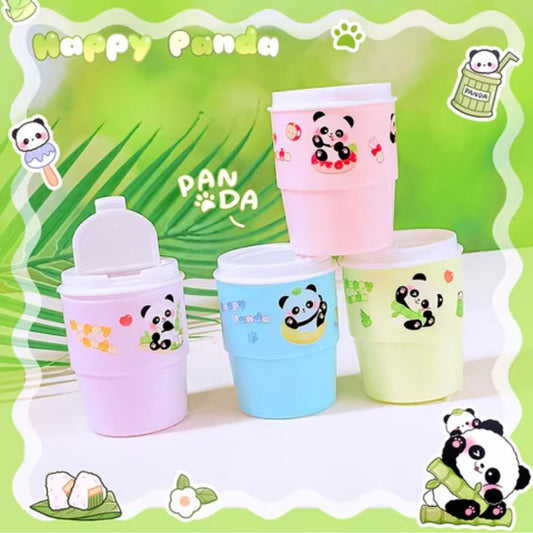 Panda Tumbler Double Hole Pencil Sharpener