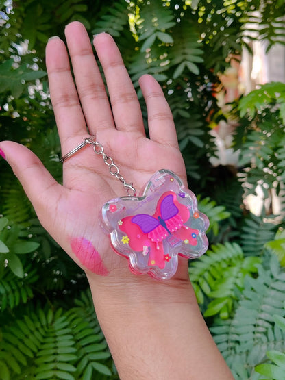 Butterfly Lip & Cheek Blush With Keychain