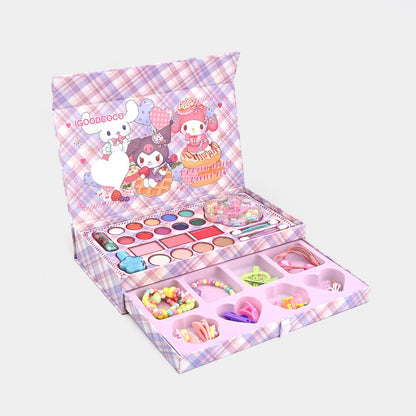 Sanrio Kuromi & My Melody Makeup Kit – Kids Cosmetic & Jewelry Gift Set