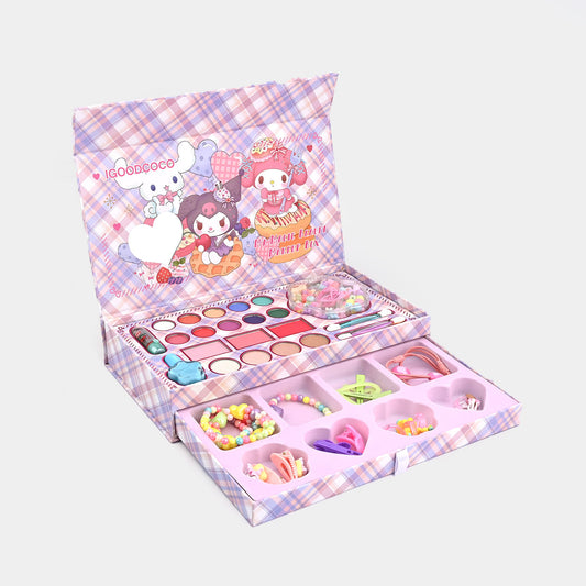 Sanrio Kuromi & My Melody Makeup Kit – Kids Cosmetic & Jewelry Gift Set