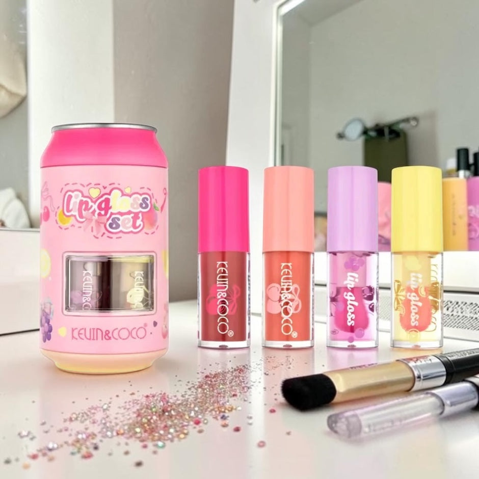 Kevin & Coco Soda Can Lip Gloss Set