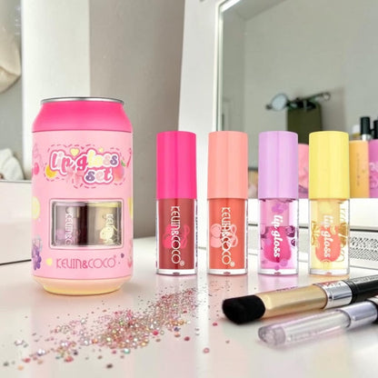 Kevin & Coco Soda Can Lip Gloss Set