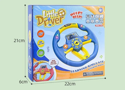 360• Rotate Suction Car Steering Wheel Toy With Music | Lights | Indicators