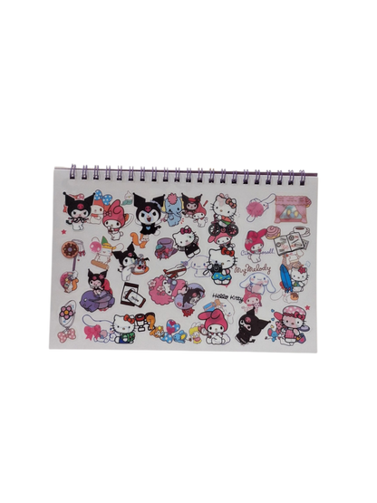 Sanrio & Labubu Sticker Notebook