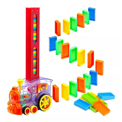 Domino Train Mechanical Automatic Arrange 60 Pcs
