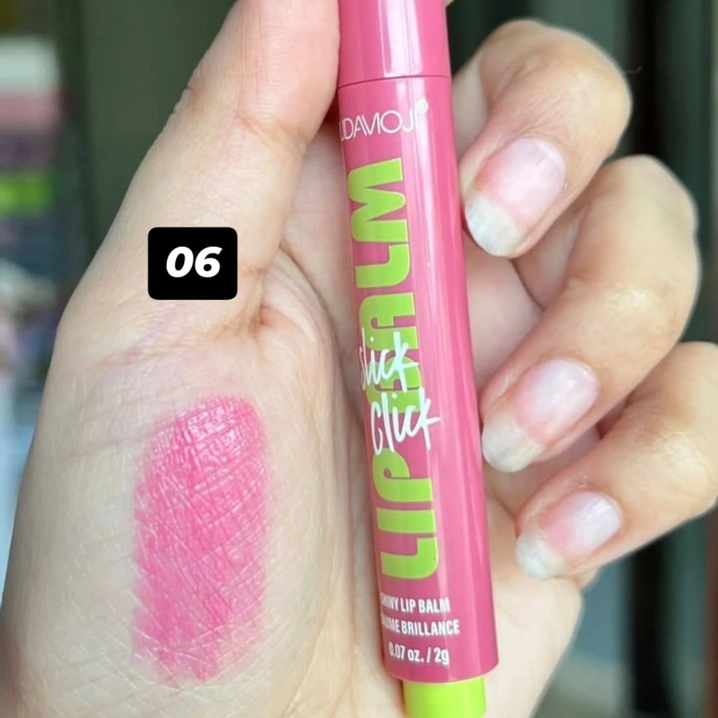 Hudamoji Slick Click Lip Balm Lipstick – Hydrating, Long-Lasting & Ultra Smooth