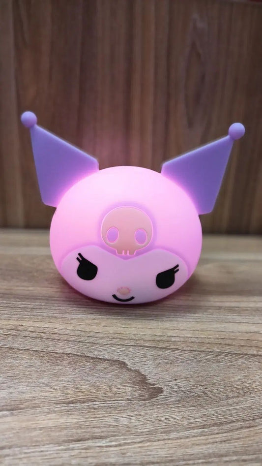 Kuromi Silicon Color Changing Night Lamp