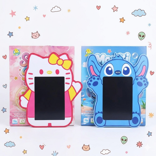 Fun & Creative LCD Writing Tablets – Stitch & Hello Kitty Editions