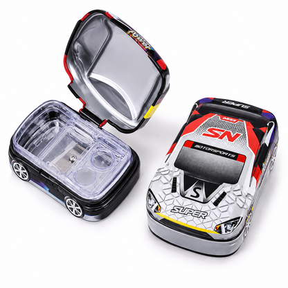 Double Hole Metal Car Pencil Sharpener