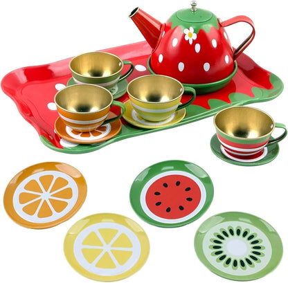 Kids Metal Toy Tea Set