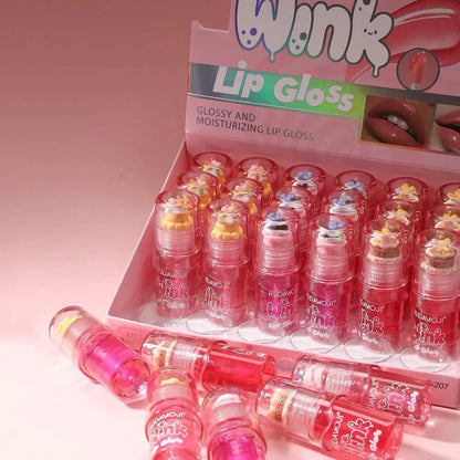 Hudamoji Wink Cupcake High-Shine & Moisturizing Lip Gloss