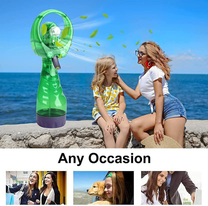 Water Spray Battery Operated Hand Fan