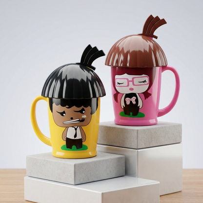 Melamine Sipper Cups | Tumbler With Lid and Spoon