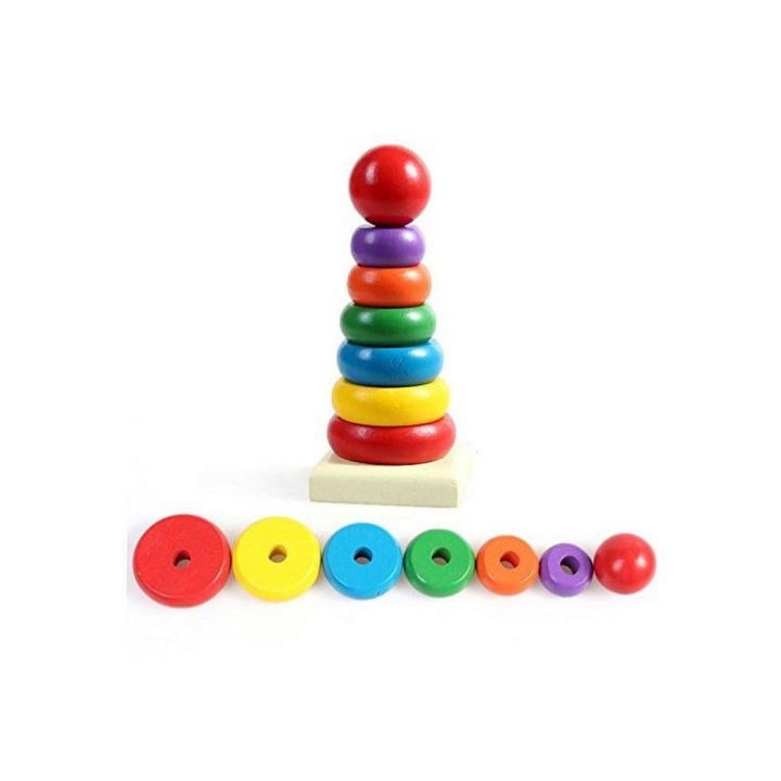 Rainbow Tower Stacking Toy  Small Size