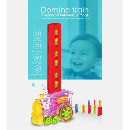 Domino Train Mechanical Automatic Arrange 60 Pcs
