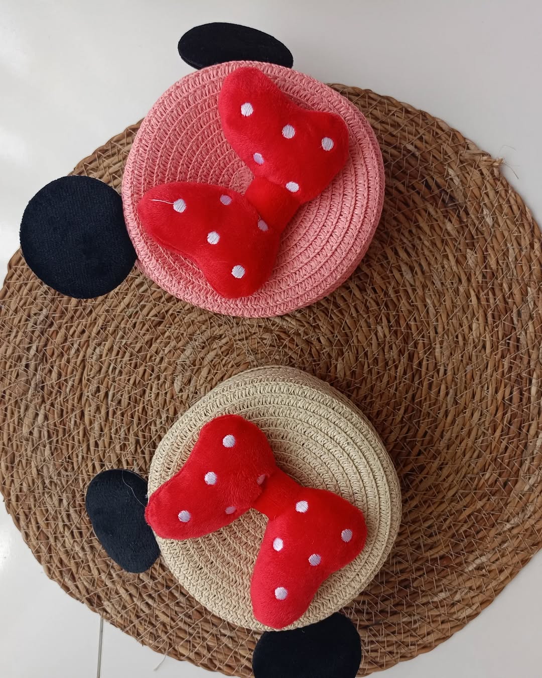 Minnie Mouse Jute Sling Bag For Little Girls