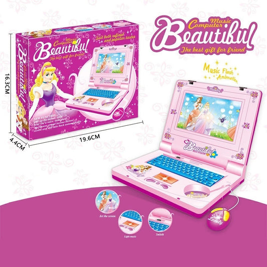 Princess Music Computer Toy Laptop