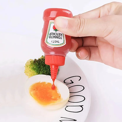 Mini Ketchup Bottle Pair For Lunch Box