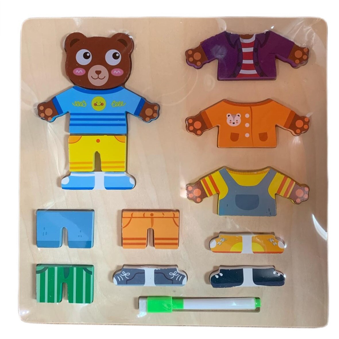 Wooden Dress up Puzzle