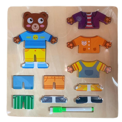 Wooden Dress up Puzzle