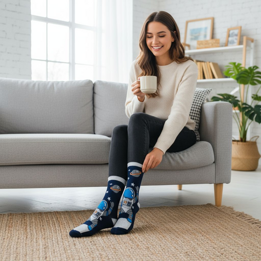 Spaceship Socks