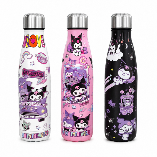 Kuromi Steel Water Bottle