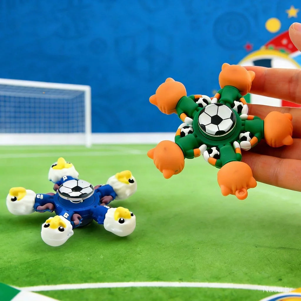 Football Spinner Fidget Toy for Kids With Gift Packing | Stress Relief Hand Spinner