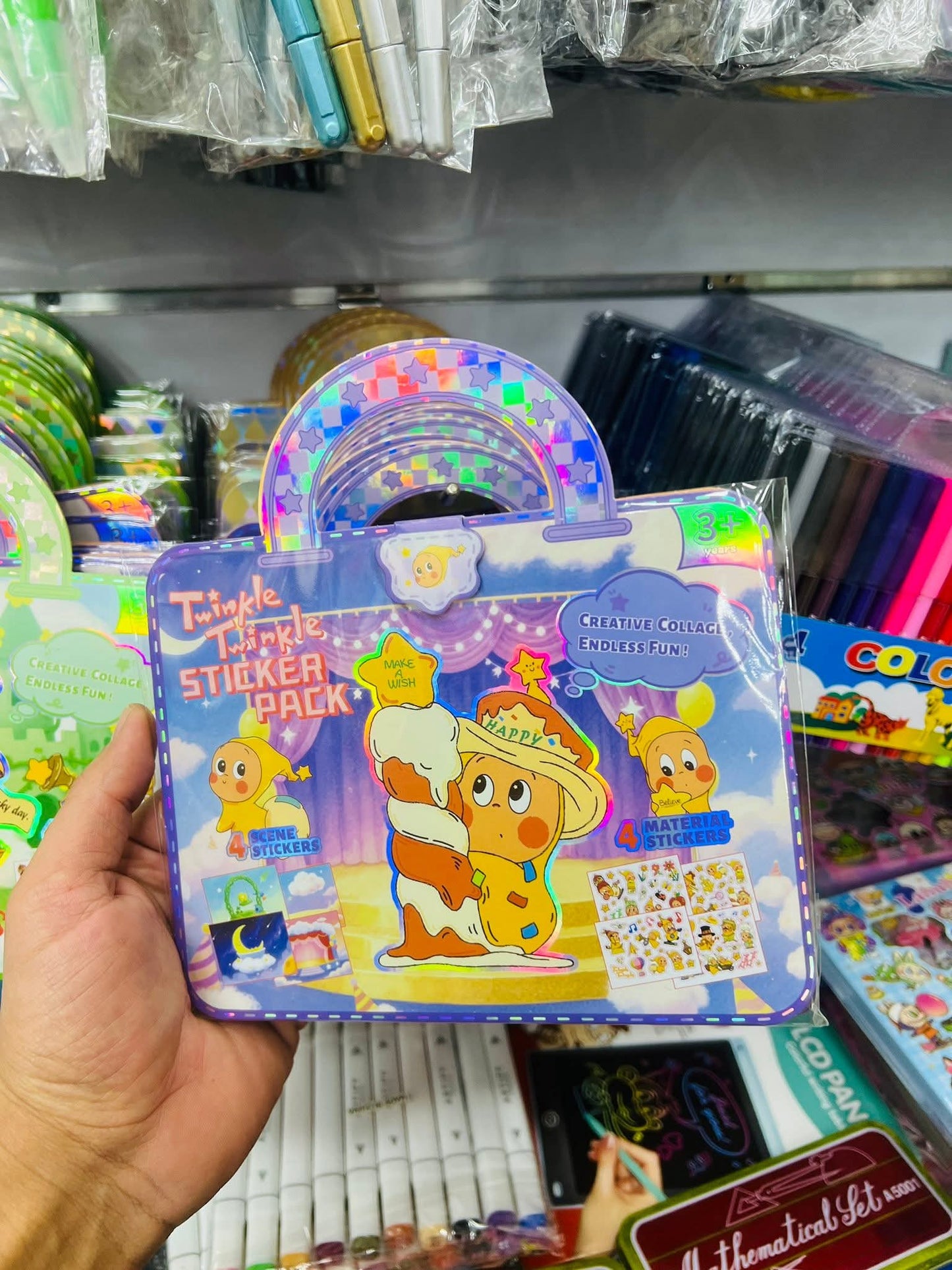 Twinkle Twinkle Star Coloring Sticker Book