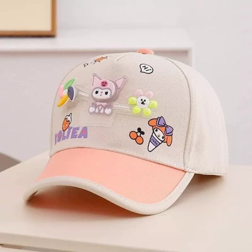 Sanrio Kuromi Baseball P Cap With Light And Spinner