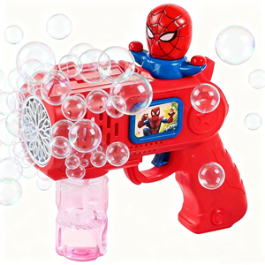 Spiderman Bubble Gun With Solution