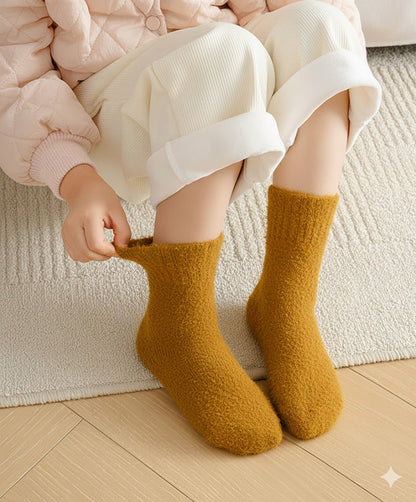 Kids Thermal Wool Fur Socks
