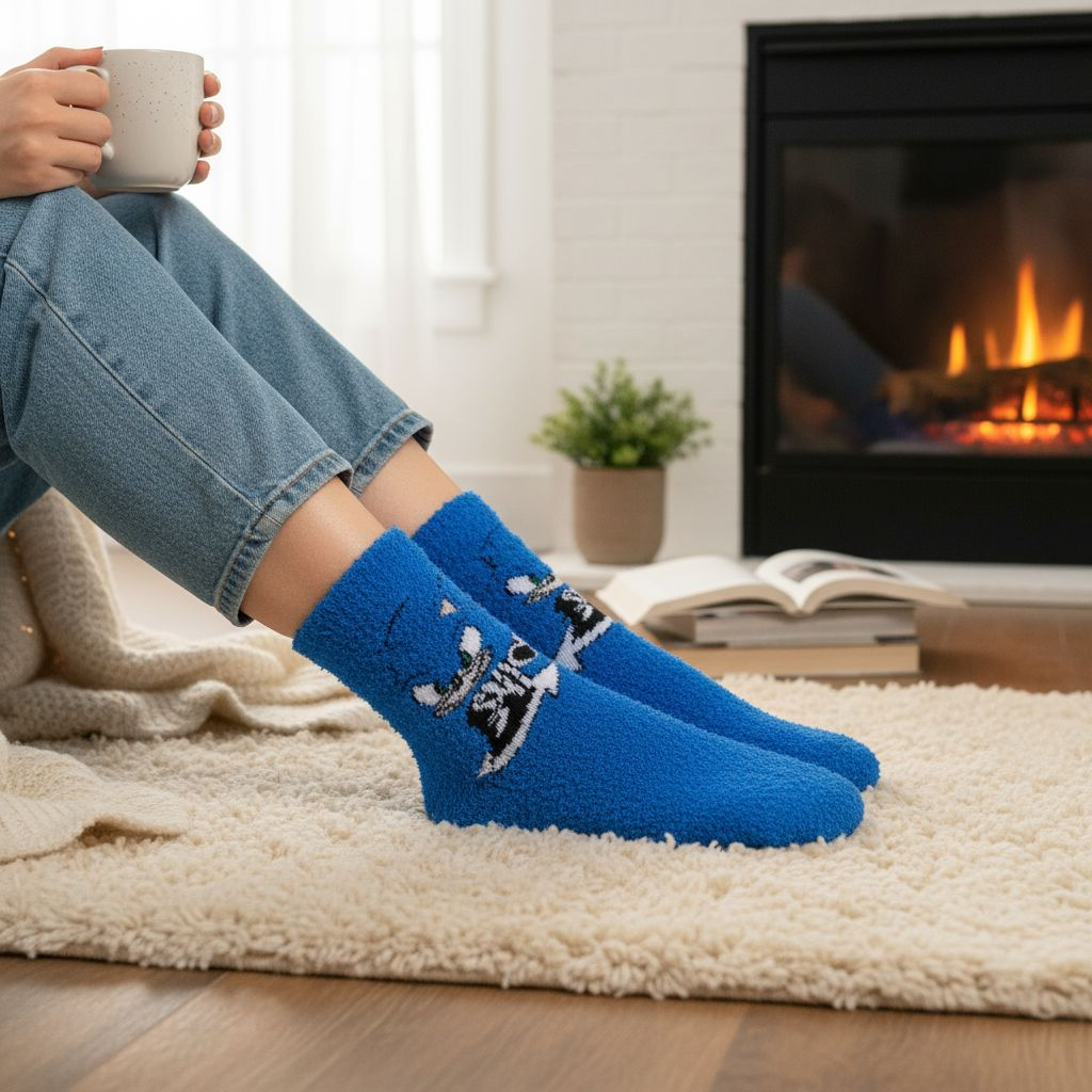 Sonic Velvet Socks