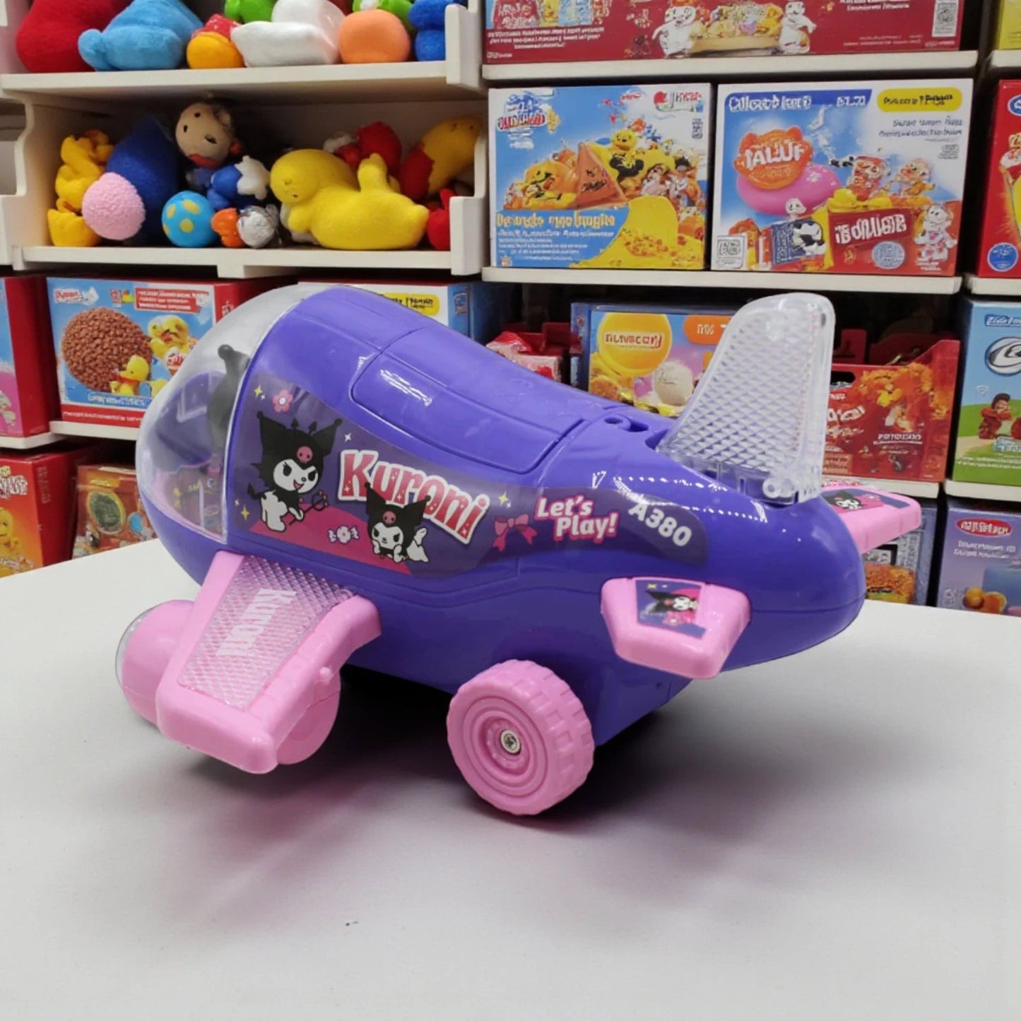 Sanrio Kuromi Aeroplane With Lights And Music