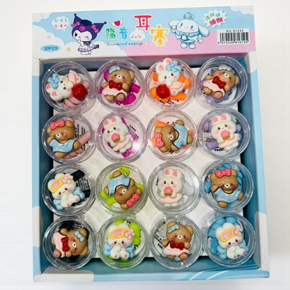 Cute Cartoon Soundproof Earplugs