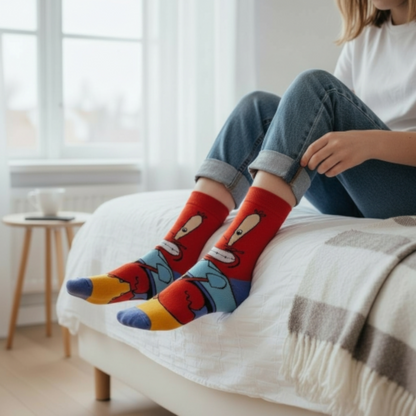 SpongeBob Smiley Crew Socks – Kids (Ages 6 to 14 Years)