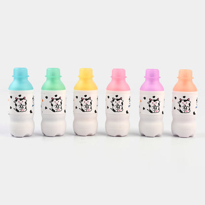 Milk Bottle Highlighters Set – Cute Mini Marker Pens for Kids
