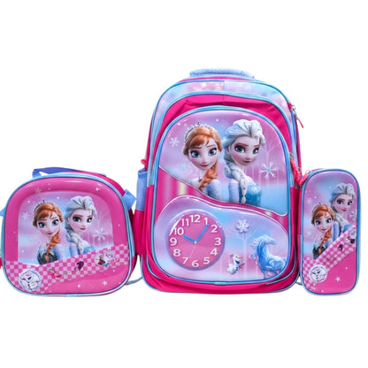 Frozen | Elsa 3 Piece School Bag Set (Montessori to Class 2)