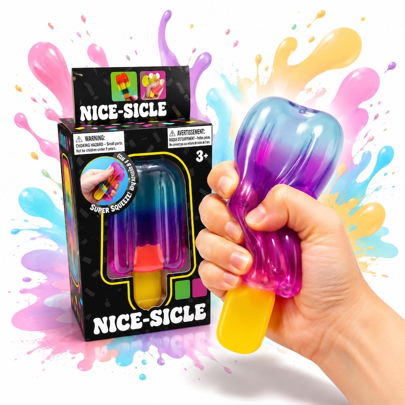 NeeDoh Nice-Sicle Super Soft & Squishy Sensory Toy