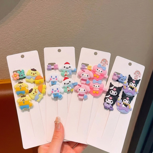 Sanrio Hair Clips Catcher and Pony Pack