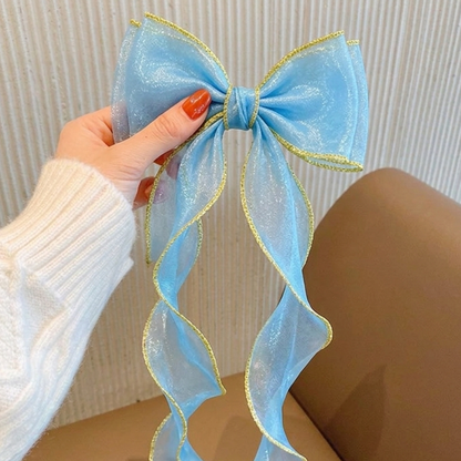 Princess Long Ribbon Hair Bow