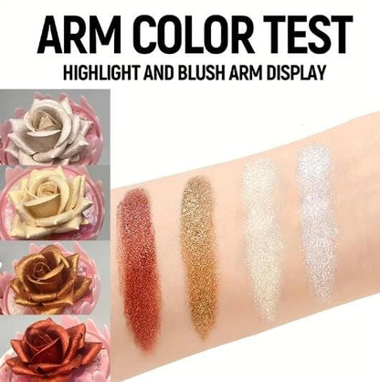 3D Rose Flower Blush & Highlighter