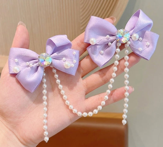 Hair bows Tiara With Backdrop