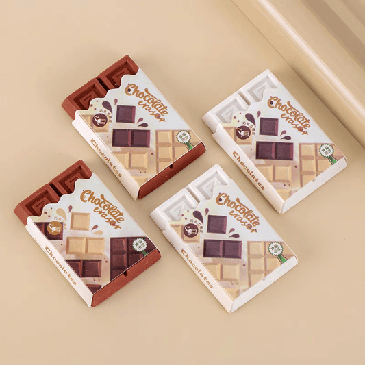 Mini Chocolate Bar Pencil Eraser