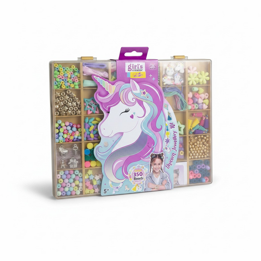 Unicorn Jewelry DIY Kit for Girls – 350+ Beads & Charms
