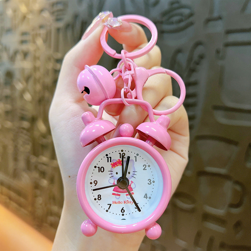 Mini Character Alarm Clock Keychain – Cute Bag Hanging Alarm Clock