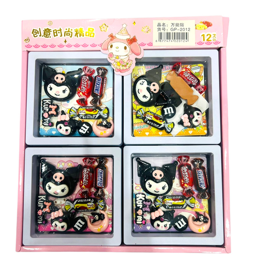Kuromi And Labubu Charms