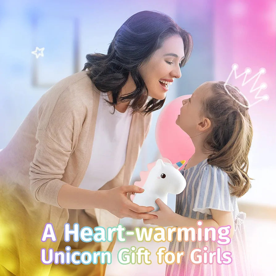 Chargeable Silicone Unicorn Night Lamp