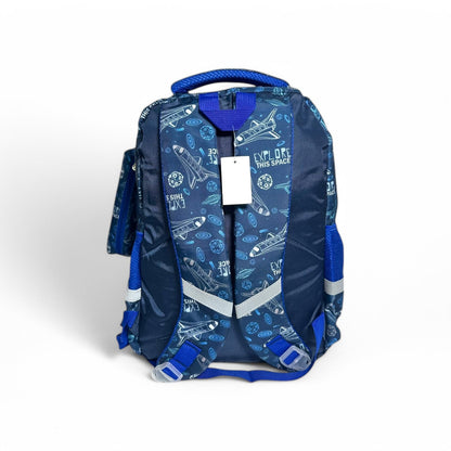 Spaceship 3 Pc School Bag