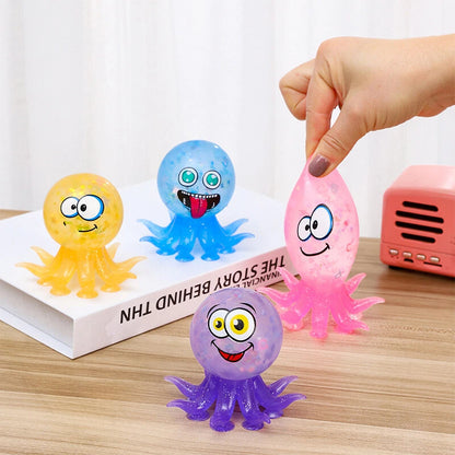 Octopus Squishy Toy With Suction